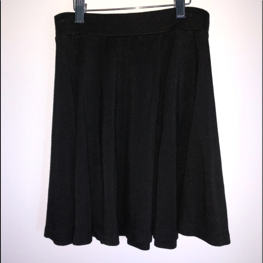 Great quality, flowy black skirt!!